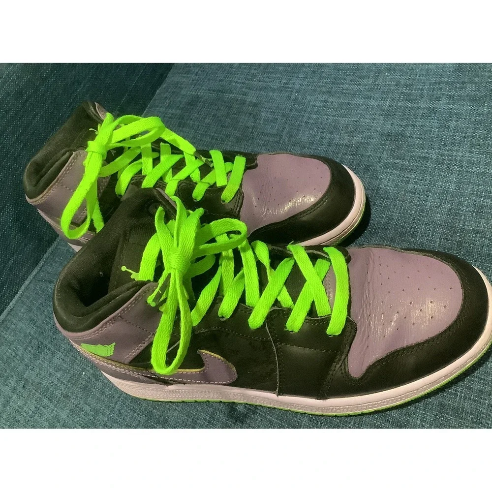 Air Jordan 1 Retro Night Vision Joker 307383-021 Men's Size 7YRare Grail